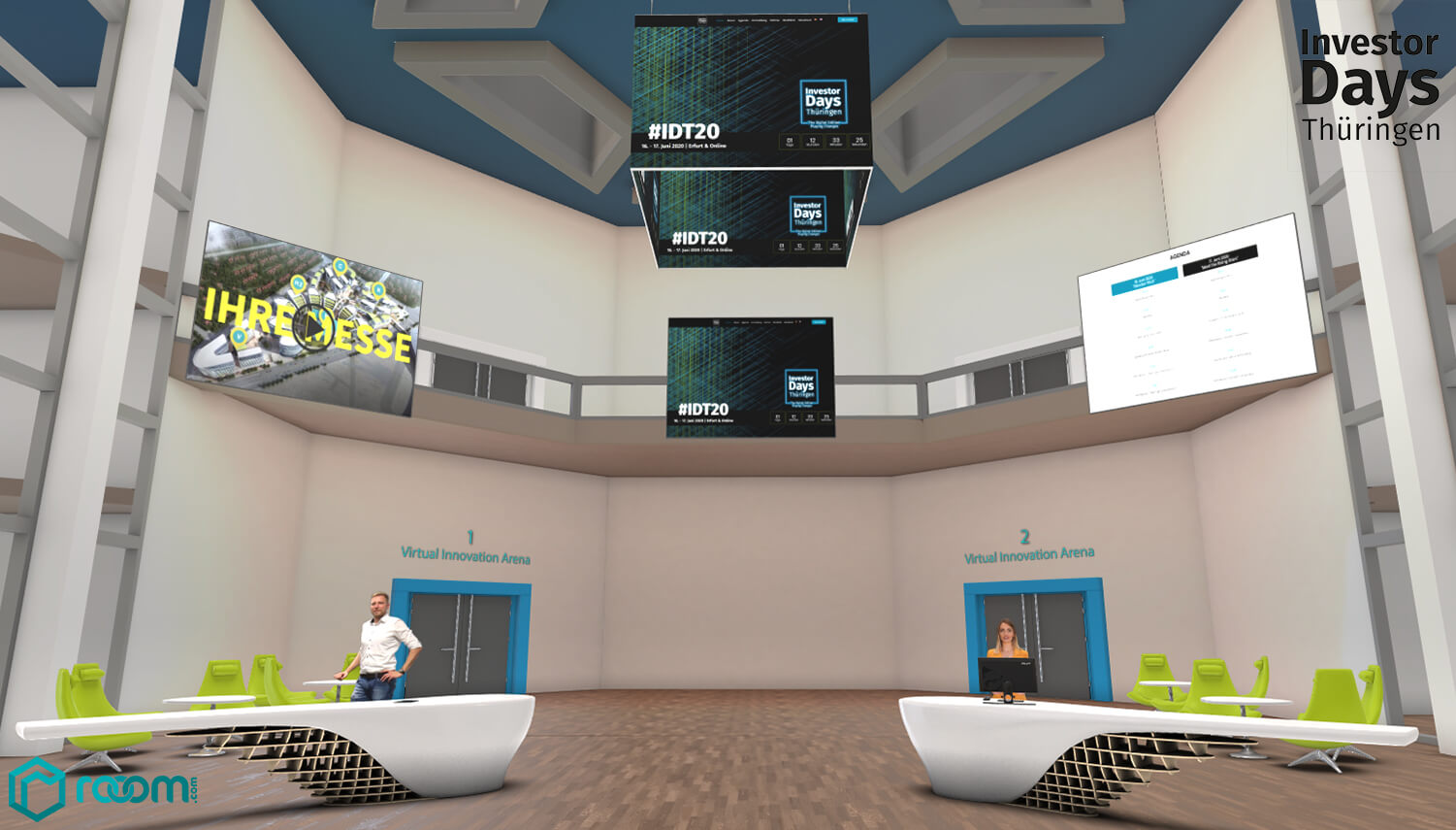 Lobby virtuelle Messe