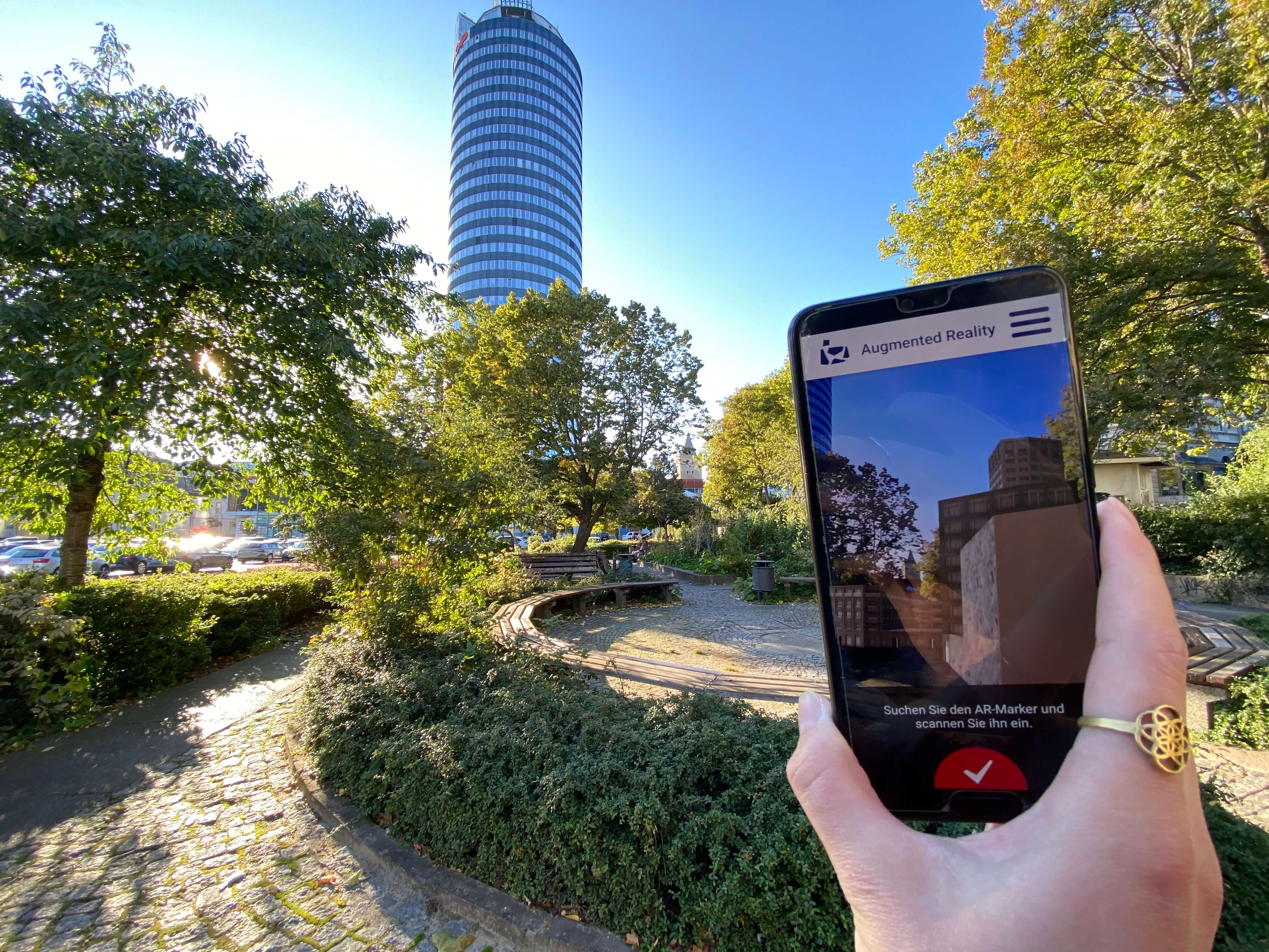 Augmented Reality App Eichplatz Jena